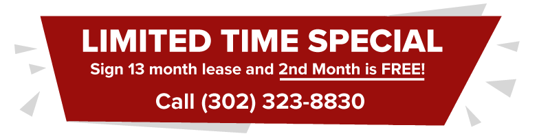 Limited Time Special - Sign 13 month lease and 2nd month is FREE!